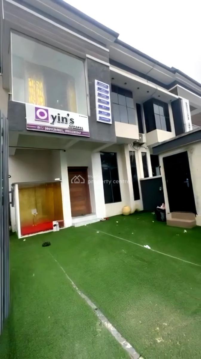 Self Compound 4 Bedrooms Semi-detcahed Duplex with a Room Bq, Chervon Alternative Route, Lekki, Lagos, Commercial Property for Sale