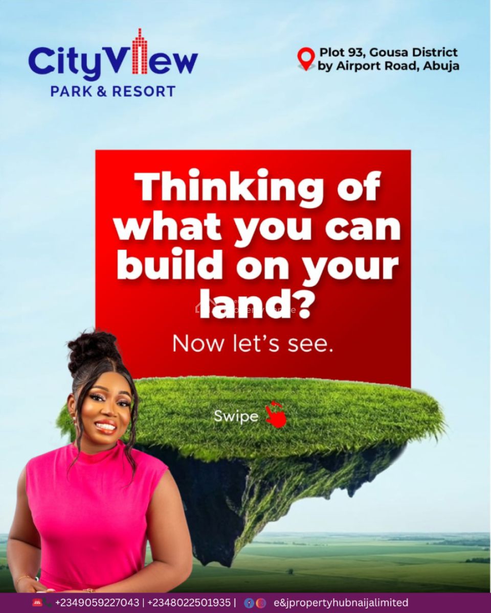 City View Park  and Resort Phase 2  Buy and Build Estate, Gousa District Abuja, By Idu Train Station and University of Abuja, Central Business District, Abuja, Residential Land for Sale