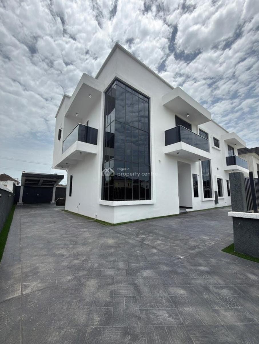 Brand New Luxury 5 Bedroom Detached Duplex with Bq, Fountain Springville Estate By The Shoprite Monastery Road, Sangotedo, Ajah, Lagos, Detached Duplex for Sale