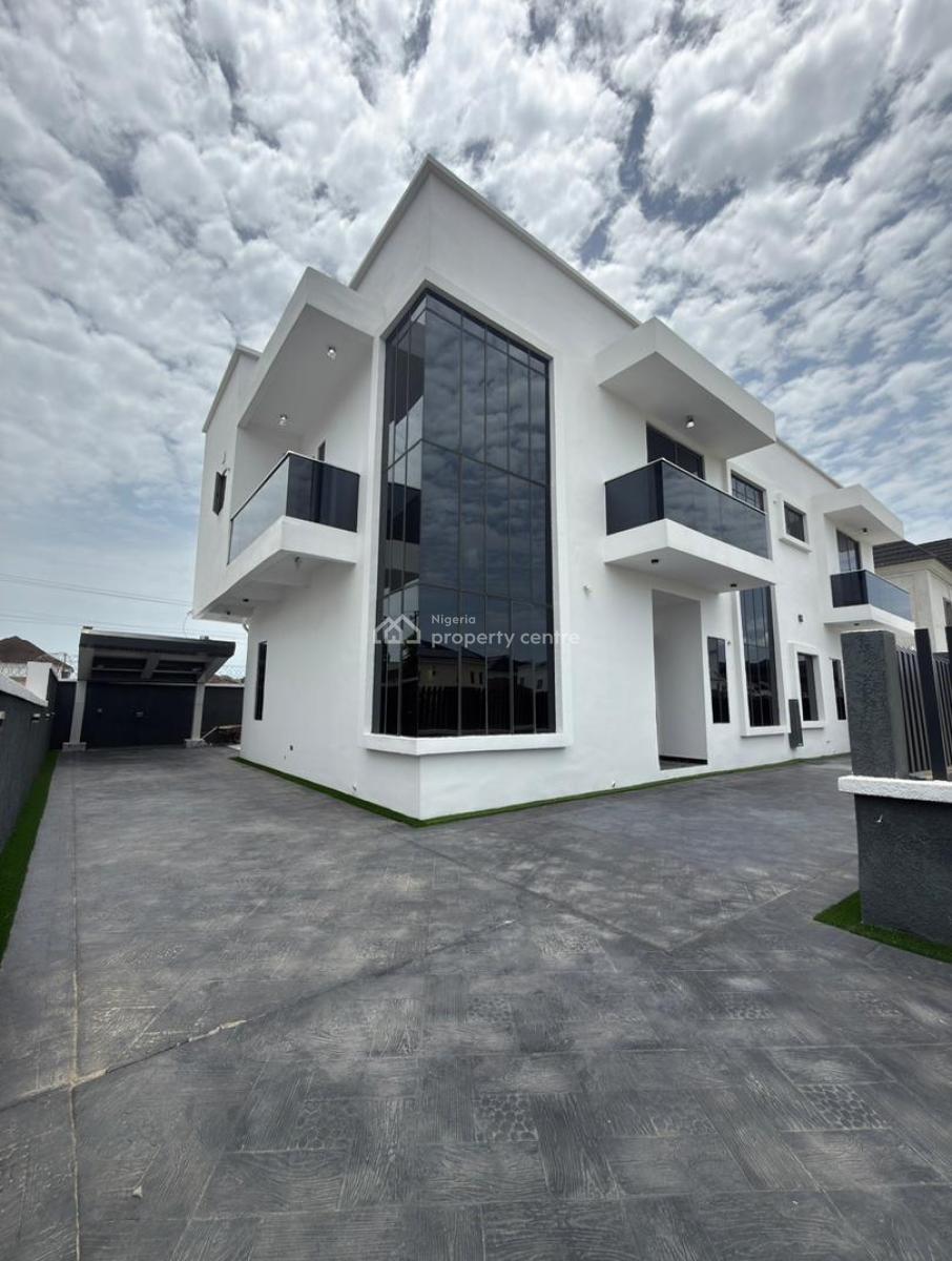 Brand New Luxury 5 Bedroom Detached Duplex with Bq, Fountain Springville Estate By The Shoprite Monastery Road, Sangotedo, Ajah, Lagos, Detached Duplex for Sale