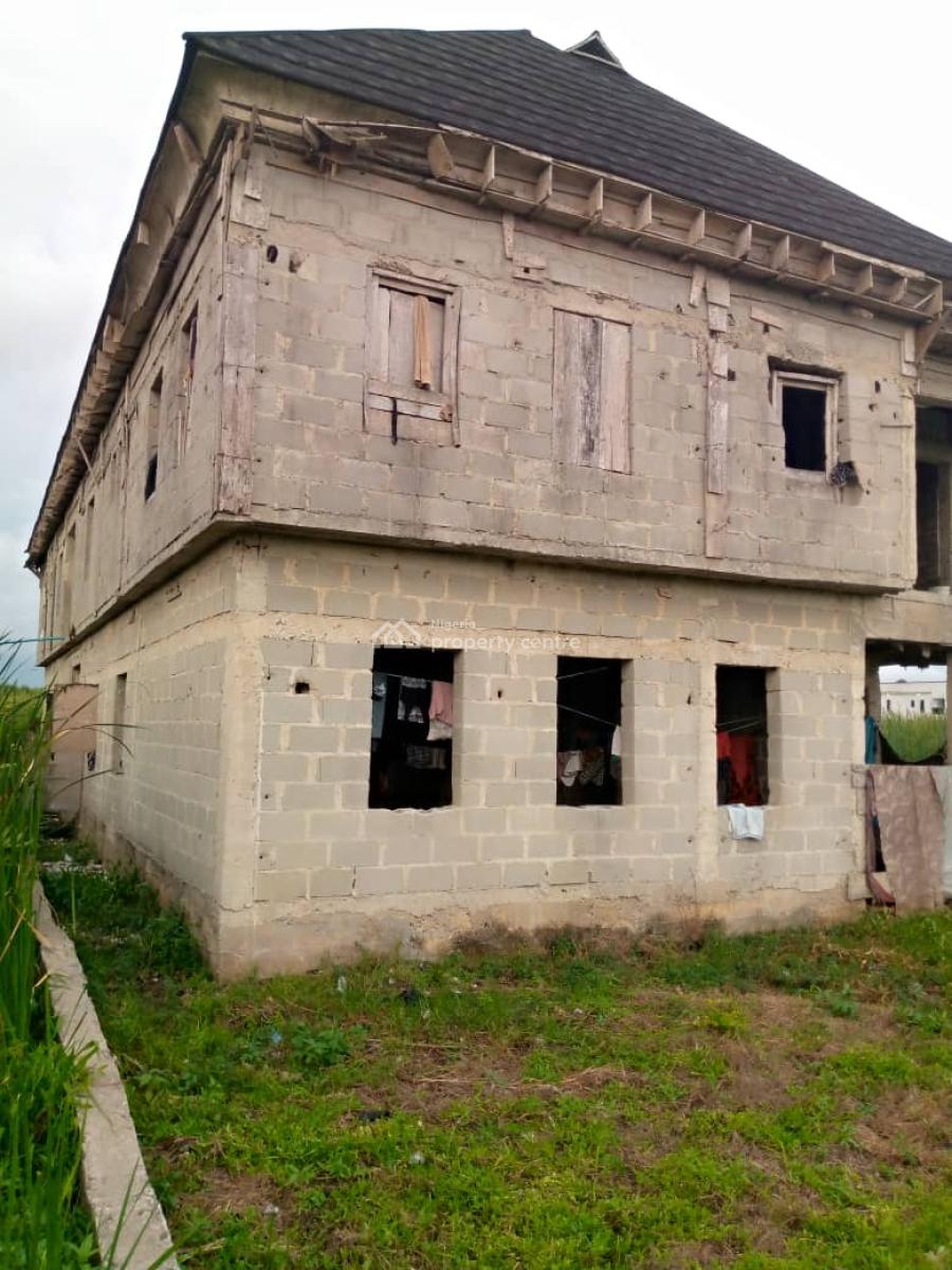 Massive 5 Bedroom Duplex with 2units of 3 Bedroom Flat  Carcas, Sunview Estate, Sangotedo, Ajah, Lagos, Detached Duplex for Sale