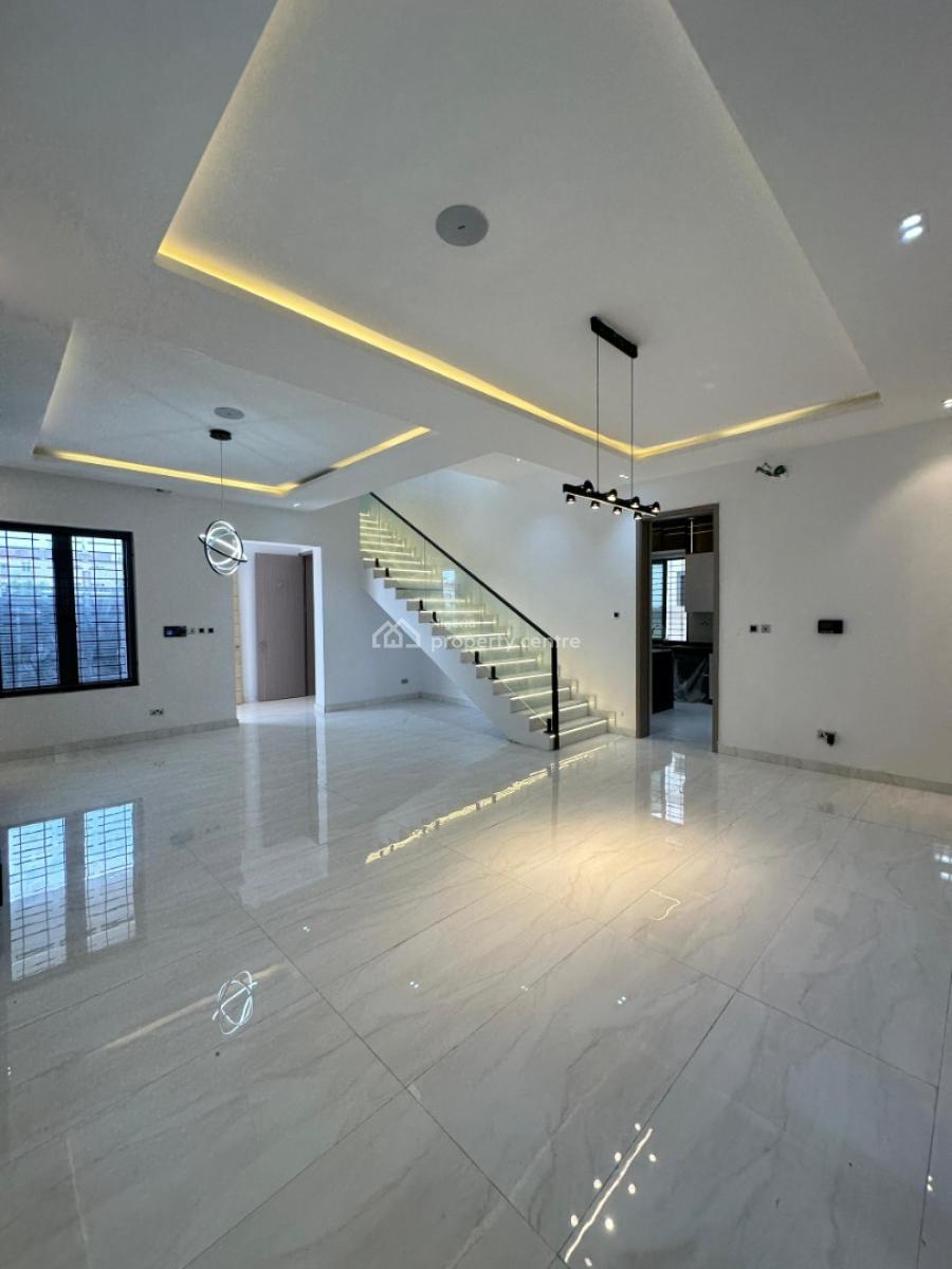 Exquisite Spacious 5-bedroom Fully Detached Duplex with Bq & Pool, Less Than 8 Minutes From Evercare Hospital, Lekki, Lekki Phase 1, Lekki, Lagos, Detached Duplex for Sale