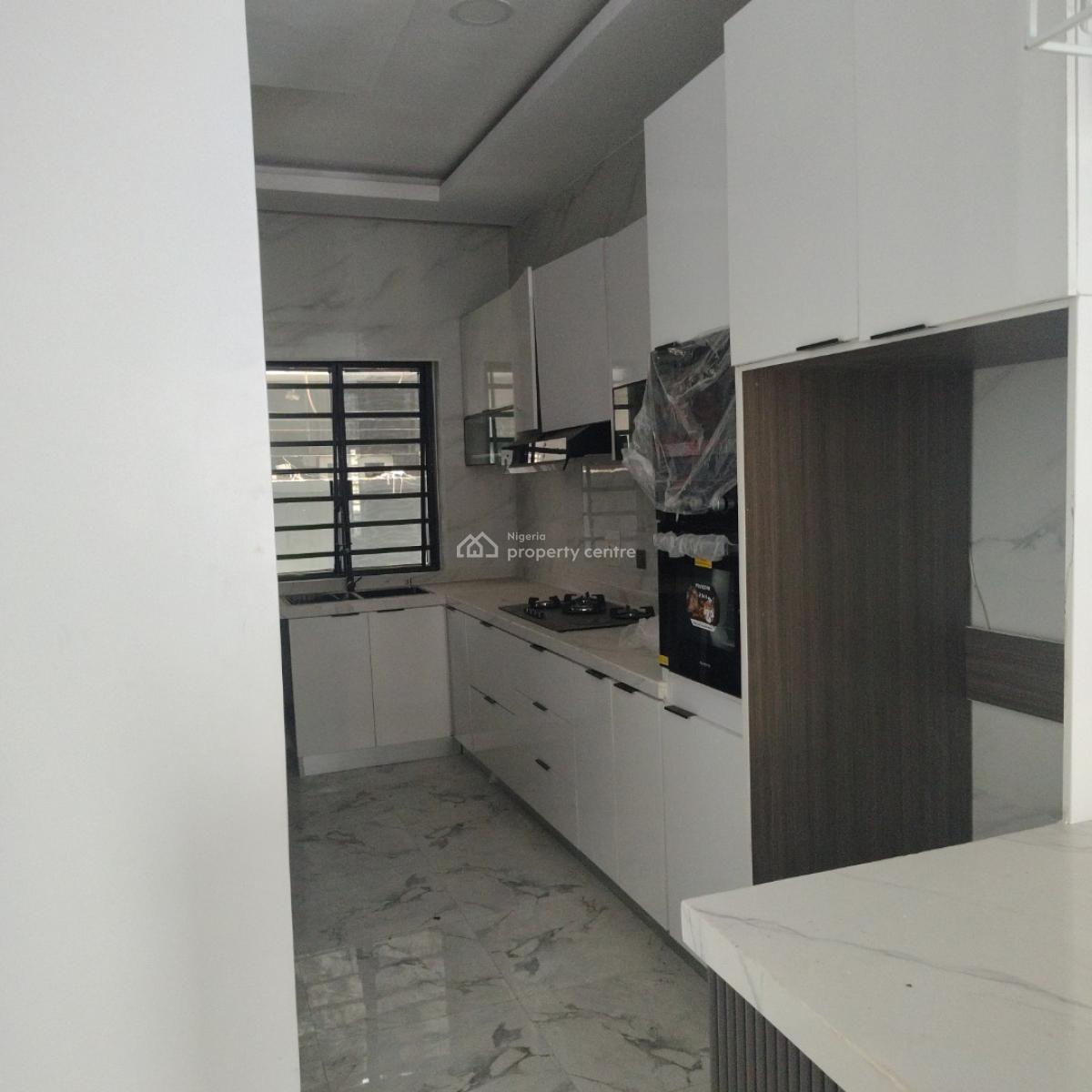 Brand New 4 Bedroom Terrace Near Pinnock Estate, Agungi, Lekki, Lagos, Terraced Duplex for Sale