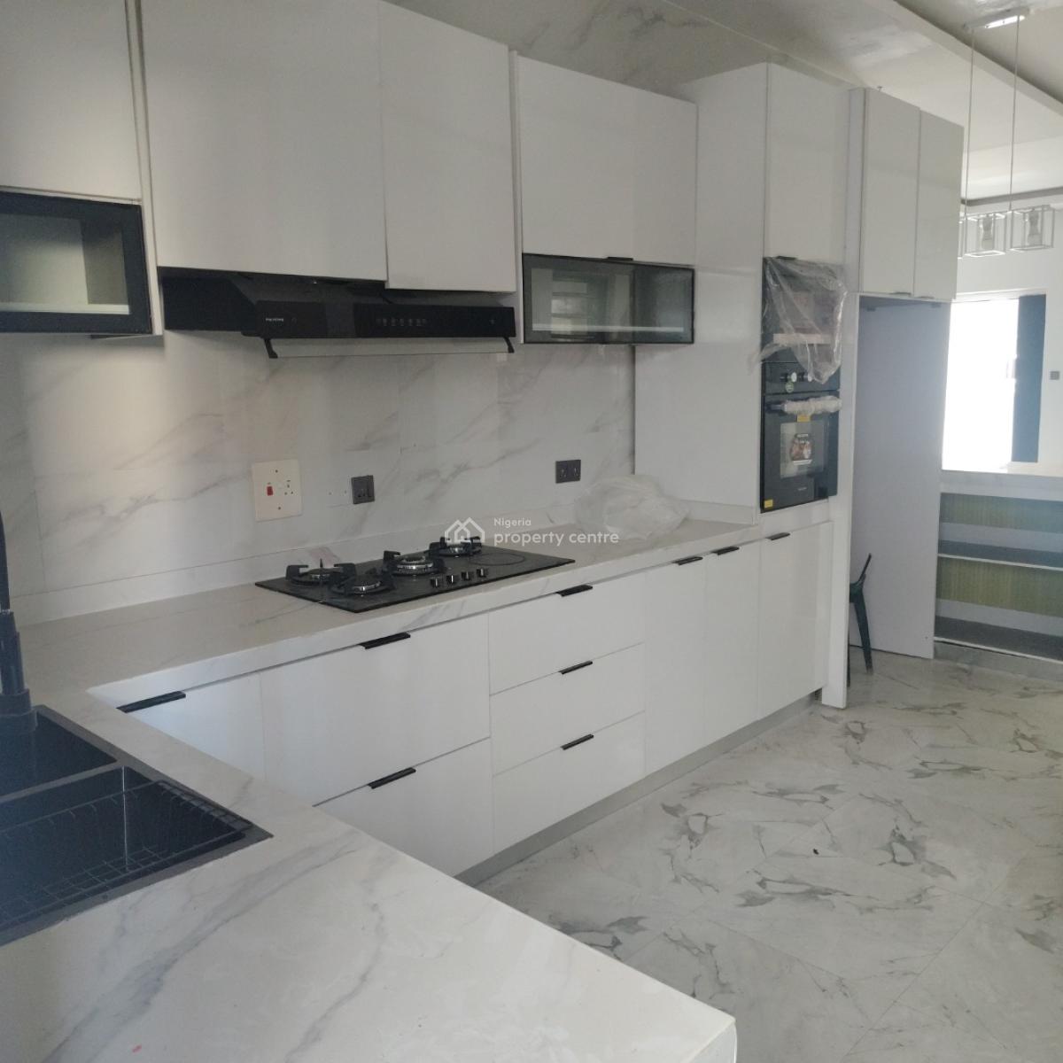 Brand New 4 Bedroom Terrace Near Pinnock Estate, Agungi, Lekki, Lagos, Terraced Duplex for Sale