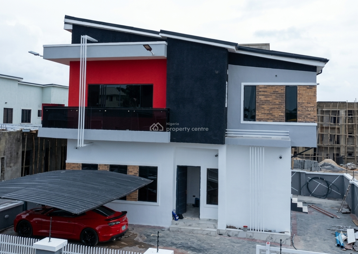 Newly Built 5 Bedroom Fully Detached Duplex with Bq, Wuye, Abuja, Detached Duplex for Sale