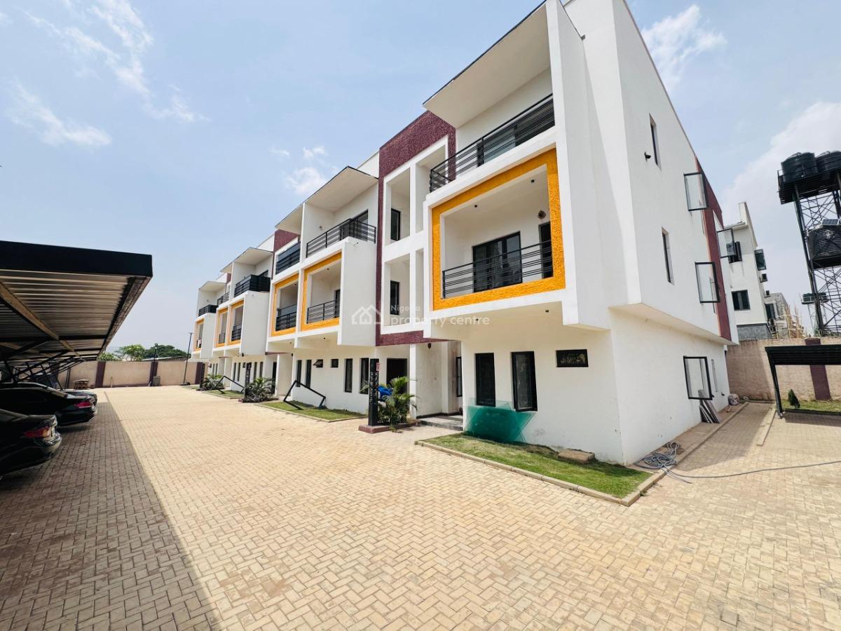 a Brand New 4-bedroom Terrace Duplex + 1bq, Kado, Abuja, Terraced Duplex for Sale