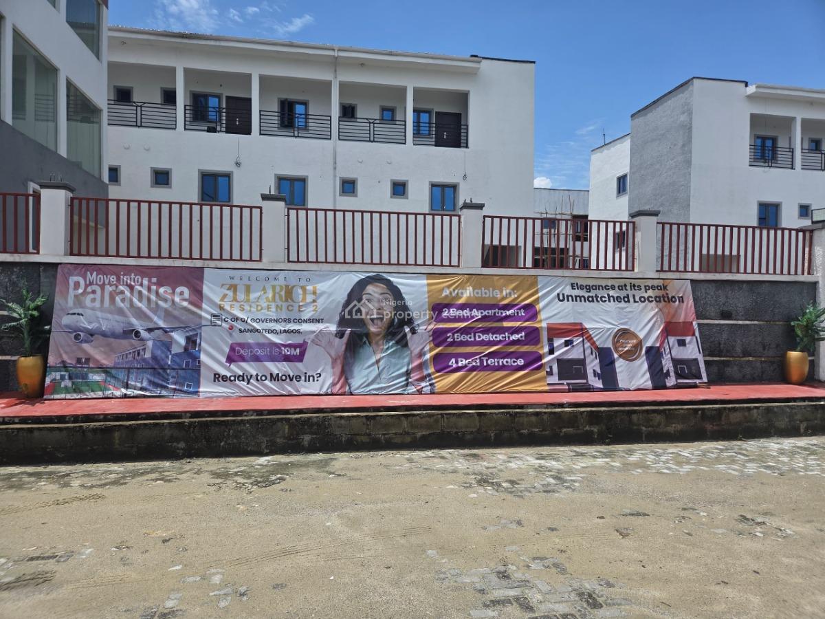 Pay & Pack in 2 Bedroom Apartments at Zularich Residences 2, Off Shopr, Off Shoprite Road, Sangotedo, Lekki, Sangotedo, Ajah, Lagos, Block of Flats for Sale