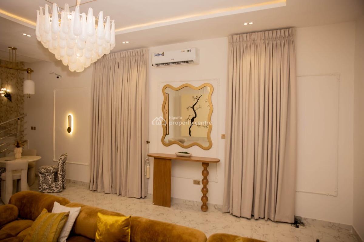 Fully Furnished 4bedroom Duplex with Bq, Culbert Estate, Lekki County, Lekki, Lagos, Detached Duplex for Rent