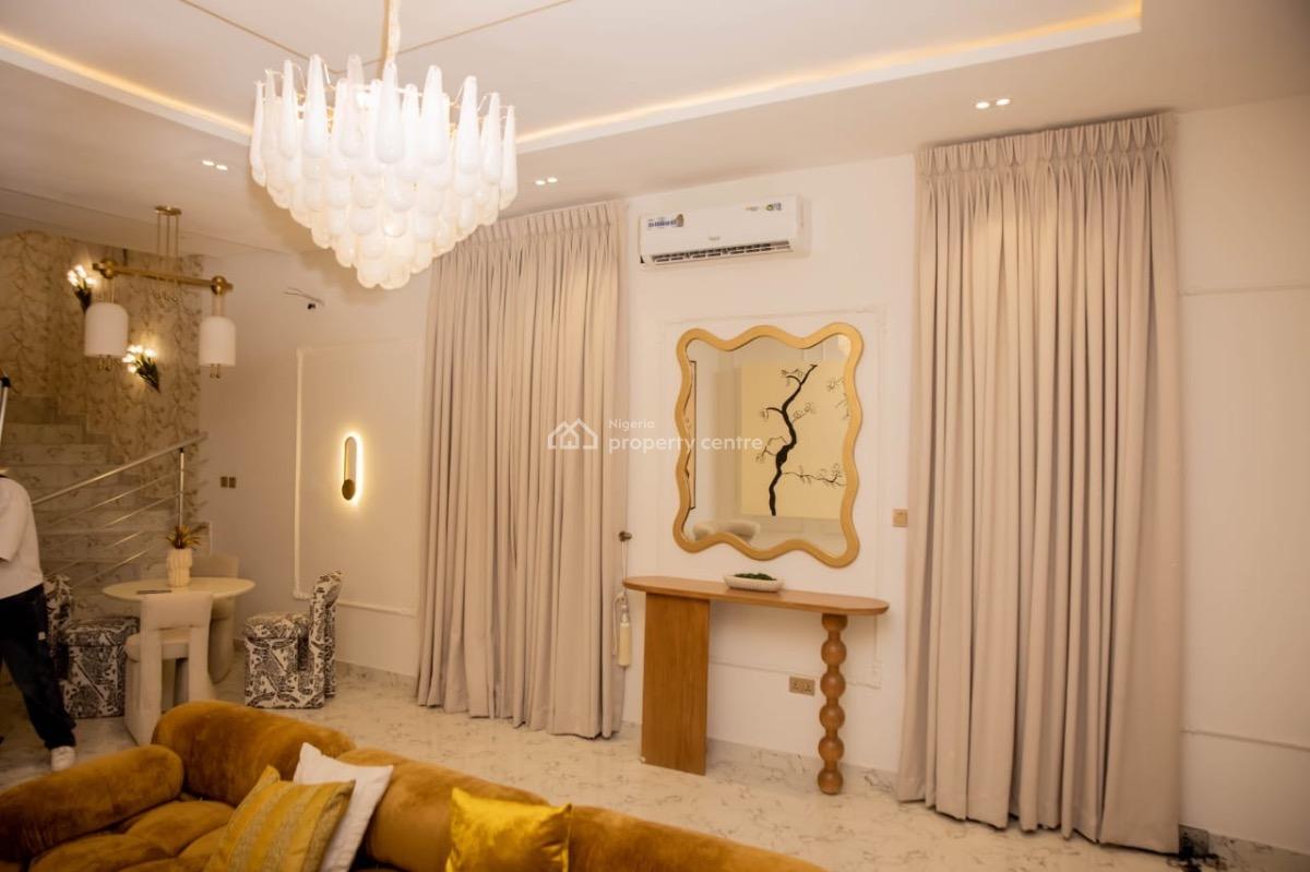 Fully Furnished 4bedroom Duplex with Bq, Culbert Estate, Lekki County, Lekki, Lagos, Detached Duplex for Rent