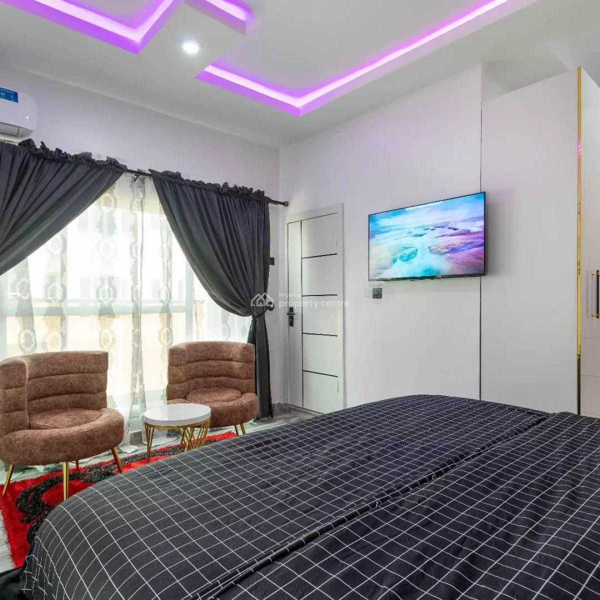 Exquisitly Furnished 2bedroom Secured Estate, Service Estate, Ikate Elegushi, Lekki, Lagos, Flat / Apartment for Rent