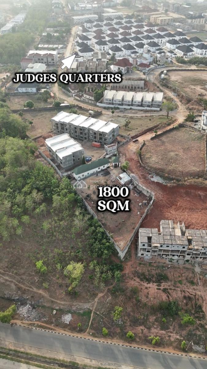 Plot of Land 1800 Square Meters with The City View, Minister Quarter, Katampe, Abuja, Residential Land for Sale