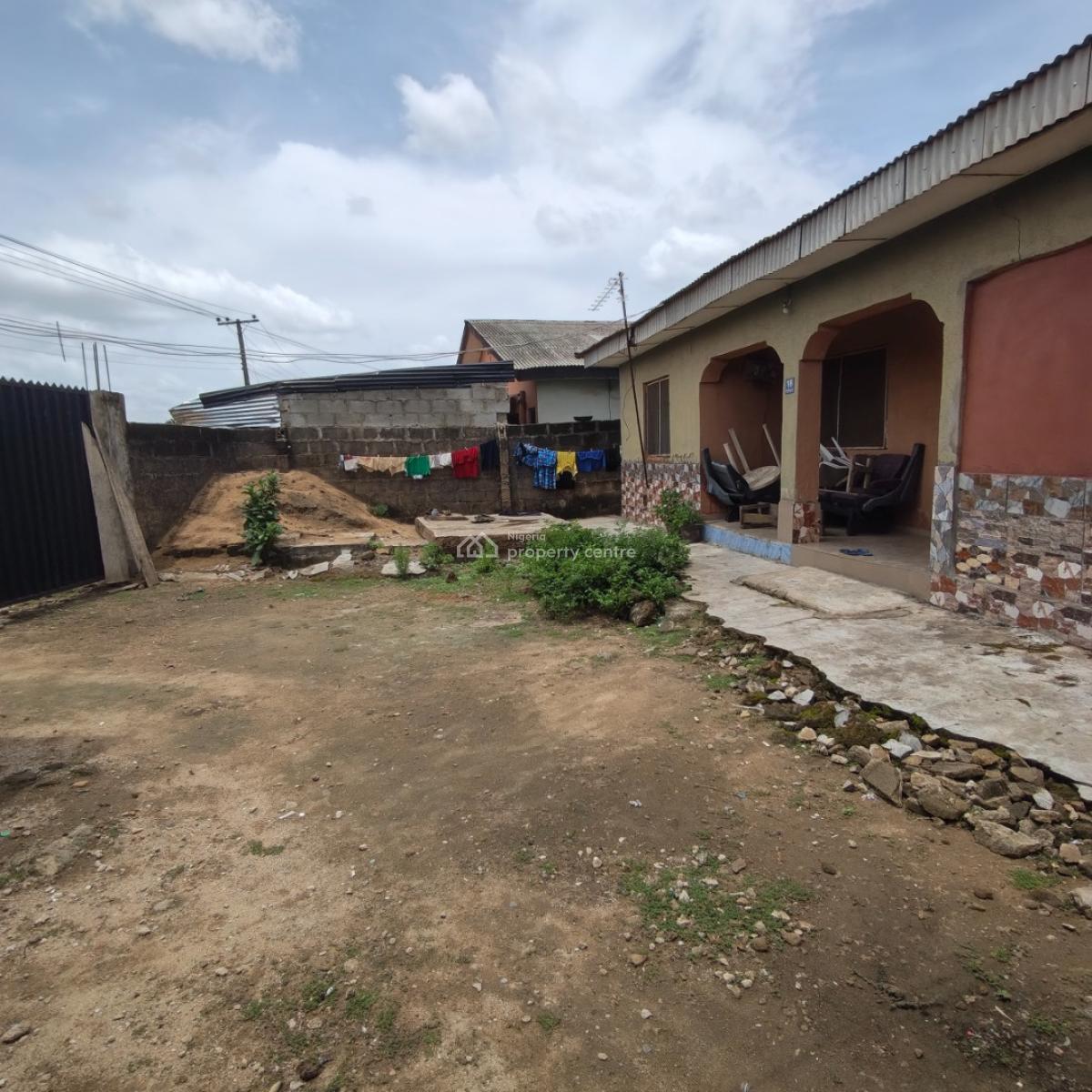 4 Bedroom Bungalow Ensuit, Short Drive From Ibafo Bus Stop, Oyebi Street, Ibafo, Ogun, Detached Bungalow for Sale