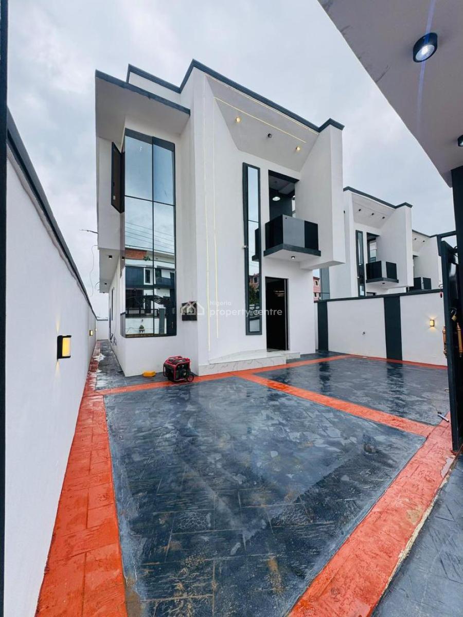 Smart Energy Living 4 Bedroom Detached Duplex with Solar & Bq, Situated in a Secure and Highly Sought-after Area., Ogba, Ikeja, Lagos, Detached Duplex for Sale
