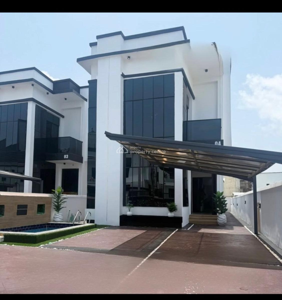 Dive Bedrooms Fully Detached House with Pool and Bq, Orchid, Lekki, Lagos, Detached Duplex for Sale
