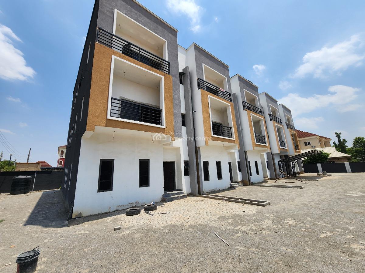 Brand New, Well Located Luxury 4 Bedroom Terrace House with Bq at Jabi, Jabi-airport Road, Jabi, Abuja, Terraced Duplex for Sale