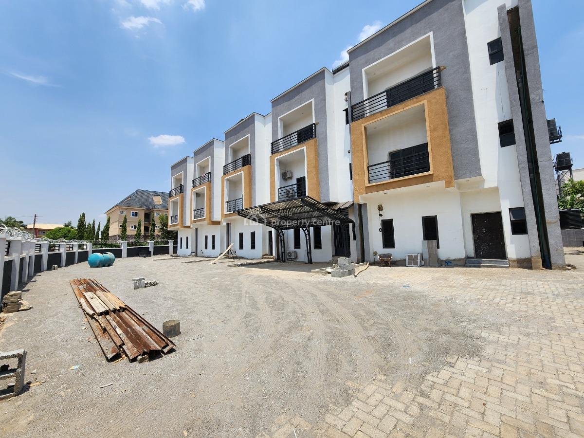 Brand New, Well Located Luxury 4 Bedroom Terrace House with Bq at Jabi, Jabi-airport Road, Jabi, Abuja, Terraced Duplex for Sale