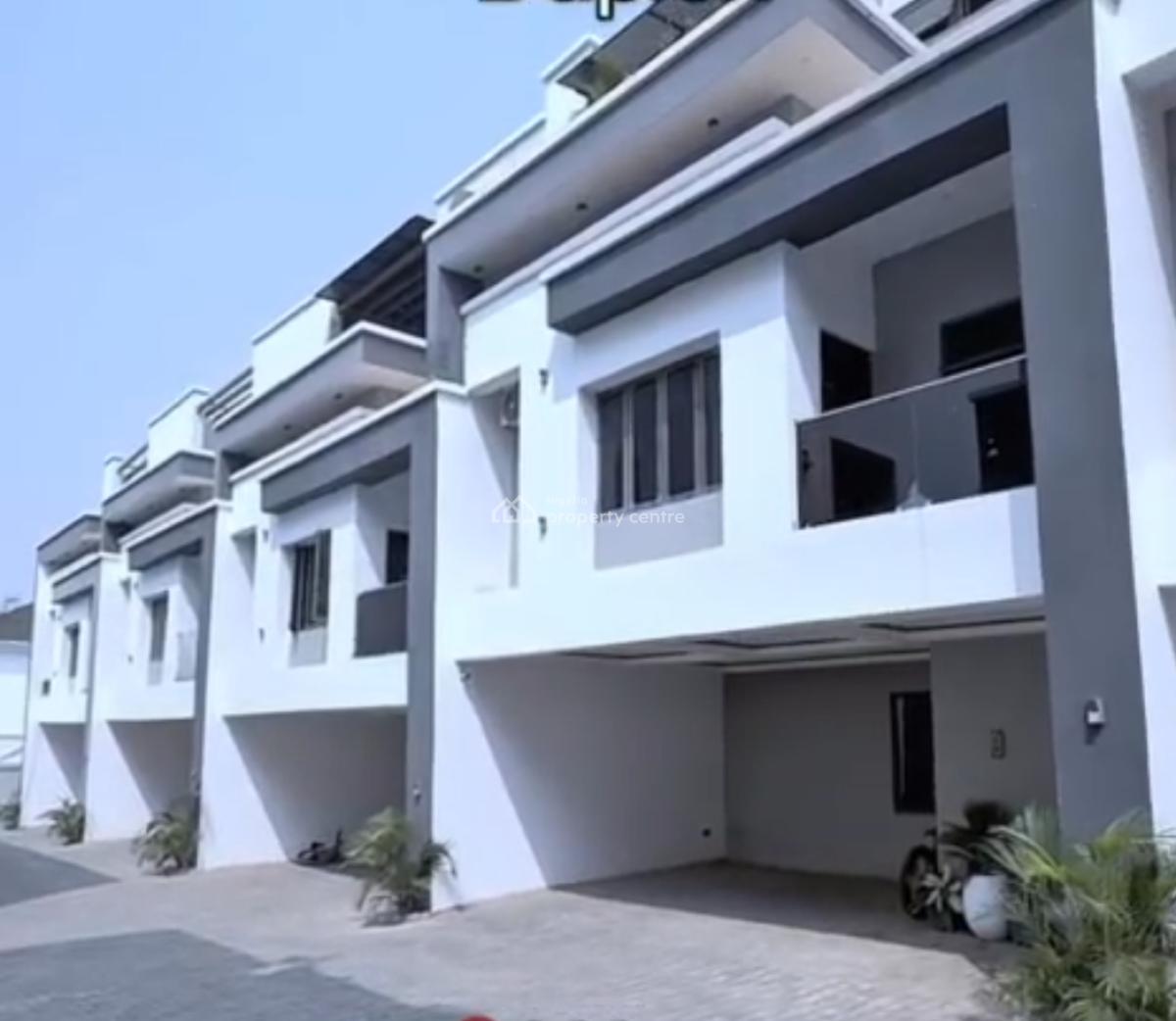 Newly Built 4 Bedroom Terrace Duplex with Bq, Wuye, Abuja, Terraced Duplex for Sale