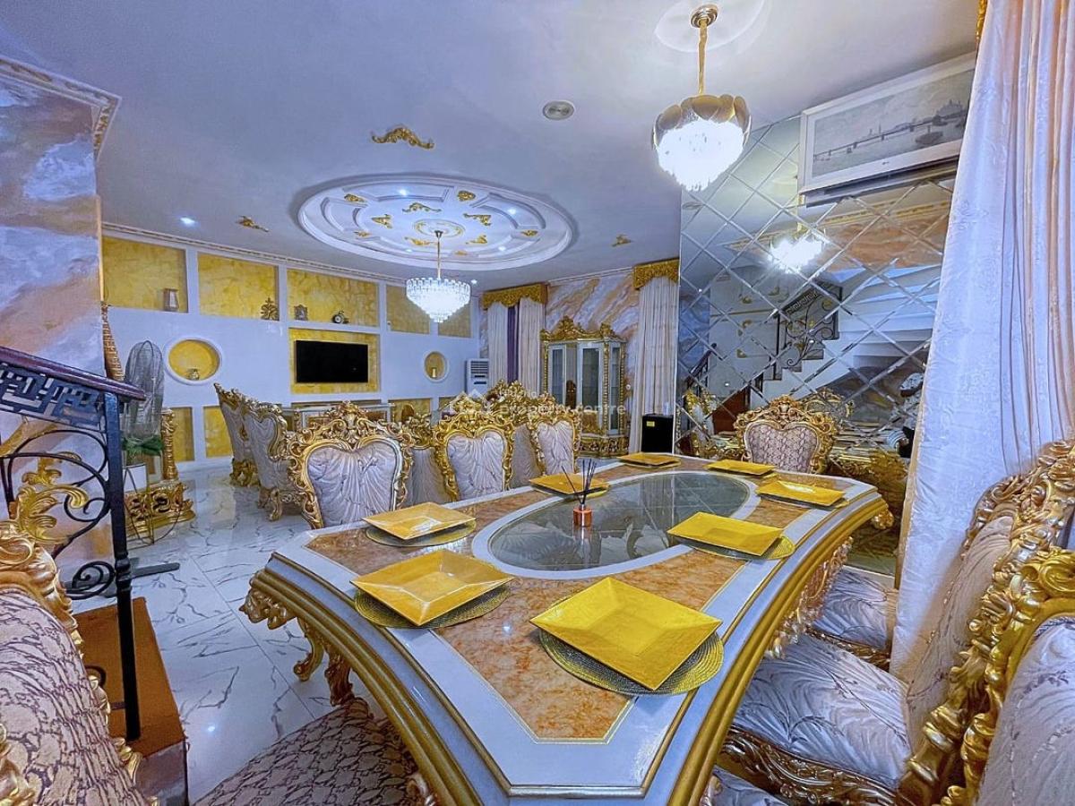 Fully Furnished 4bedroom Detached Duplex with a Room Bq,swimming Pool, Lekki County Estate, Ikota, Lekki, Lagos, Detached Duplex for Sale