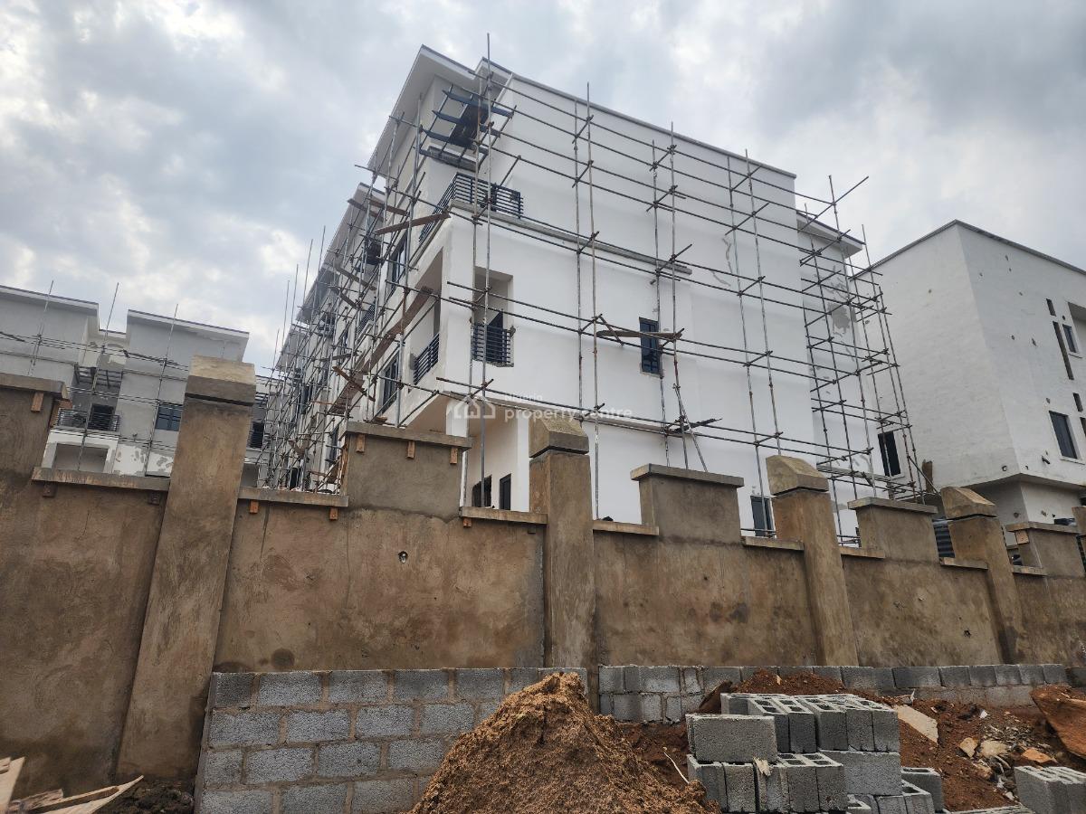 Brand New, Well Located and Luxury 4 Bedroom Terrace Duplex + Bq, Close to Nnpc Filling Station, Guzape District, Abuja, Terraced Duplex for Sale