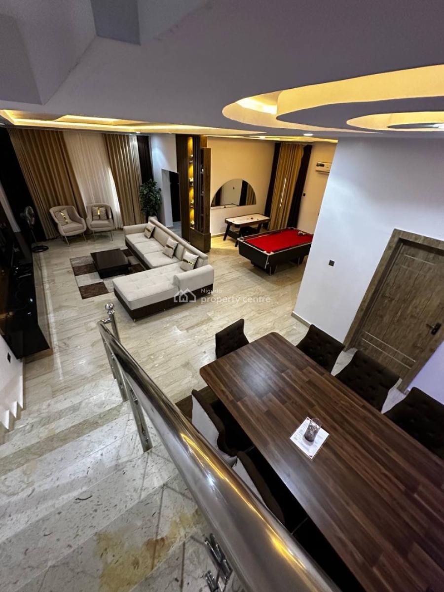 5bedroom Fully Detached Self Compound Airbnb and Party Duplex, Agungi, Lekki, Lagos, Detached Duplex Short Let