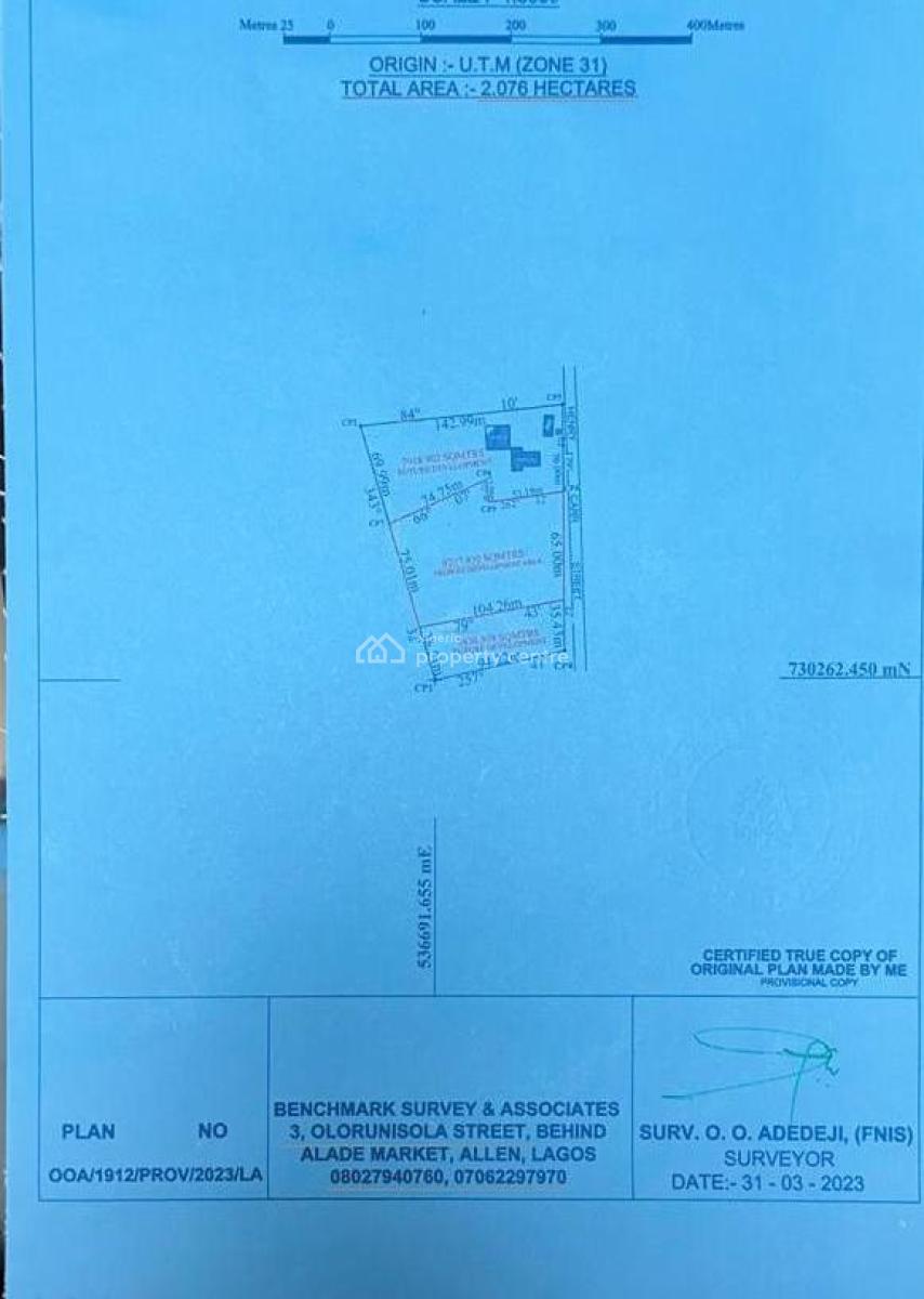 20,000 Sqmtrs Industrial Land/warehouse., Guiness, Oba Akran, Ikeja, Lagos, Industrial Land for Sale