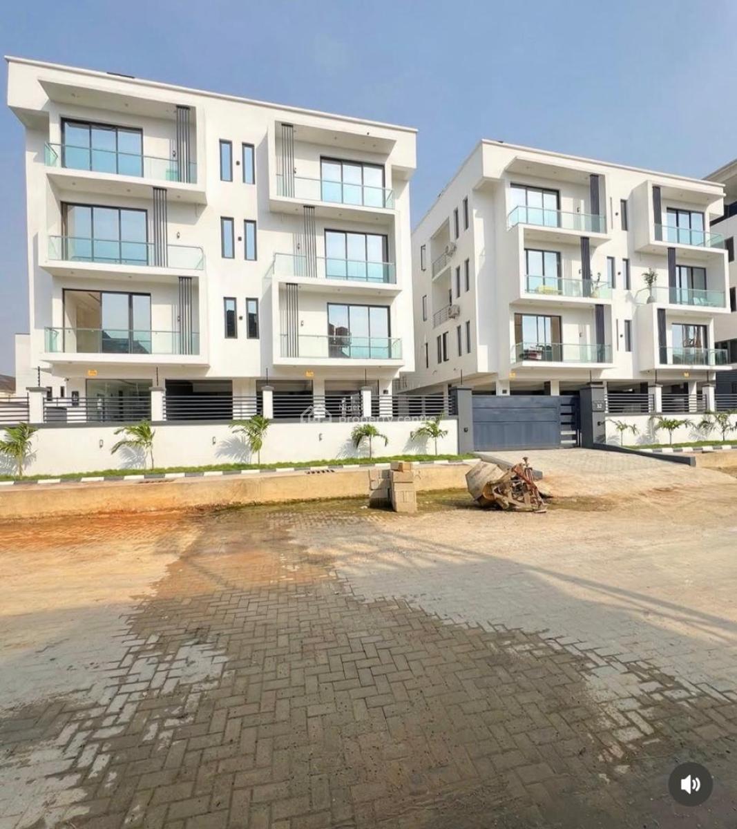 Contemporary, Modern 3 Bedroom Apartment with Gym House, Located in a Nice Residential Area, Lekki Phase 1, Lekki, Lagos, Block of Flats for Sale
