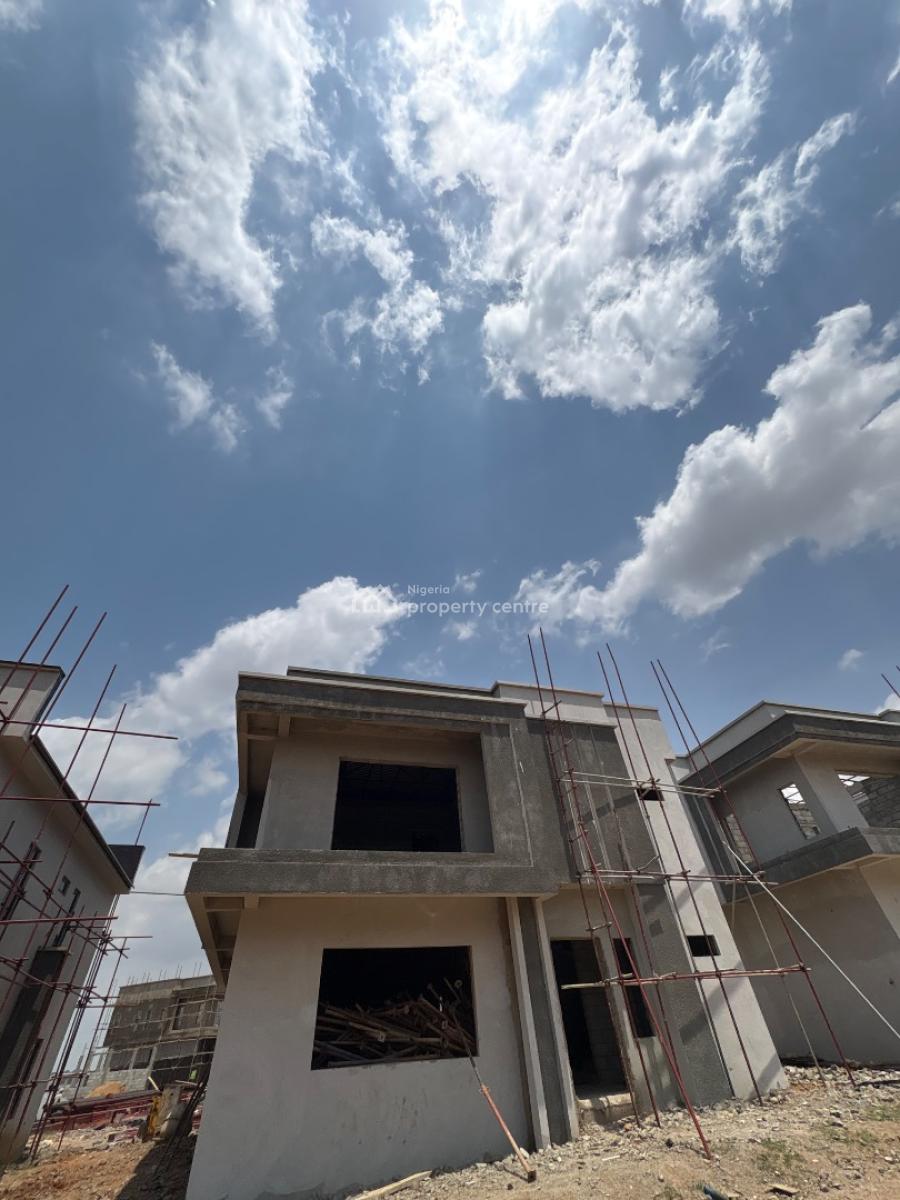 5-bedroom Duplex + 2room Bq (semi-finished), Life Camp, Abuja, Detached Duplex for Sale