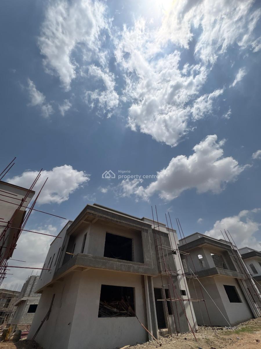 5-bedroom Duplex + 2room Bq (semi-finished), Life Camp, Abuja, Detached Duplex for Sale