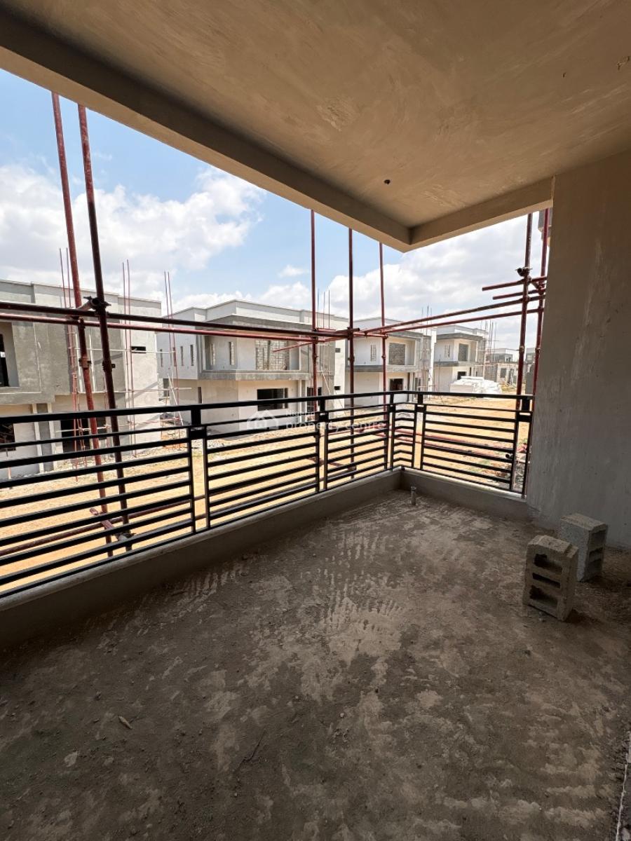 4-bedroom Duplex + 2 Room Bq (semi Finished), Life Camp, Abuja, Semi-detached Duplex for Sale