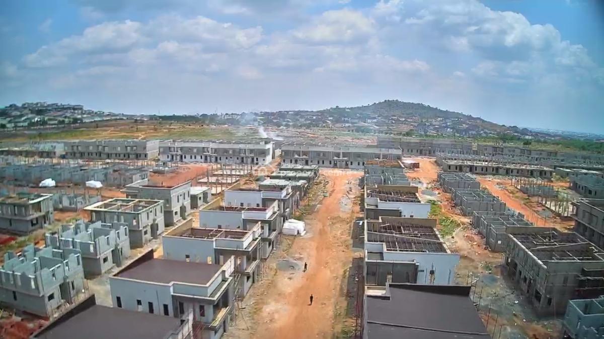 4 Bedroom Duplex (semi-finished), Kafe District, Life Camp, Abuja, Terraced Duplex for Sale
