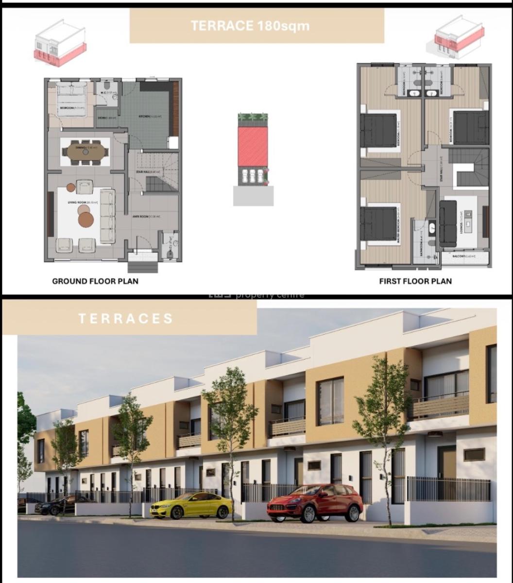 4 Bedroom Duplex (semi-finished), Kafe District, Life Camp, Abuja, Terraced Duplex for Sale
