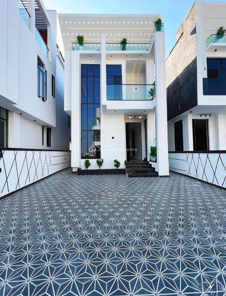 Luxury 5 Bedroom Fully Detached Swimming Pool Duplex with Bq, Chevron, Lekki, Lagos, Detached Duplex for Sale