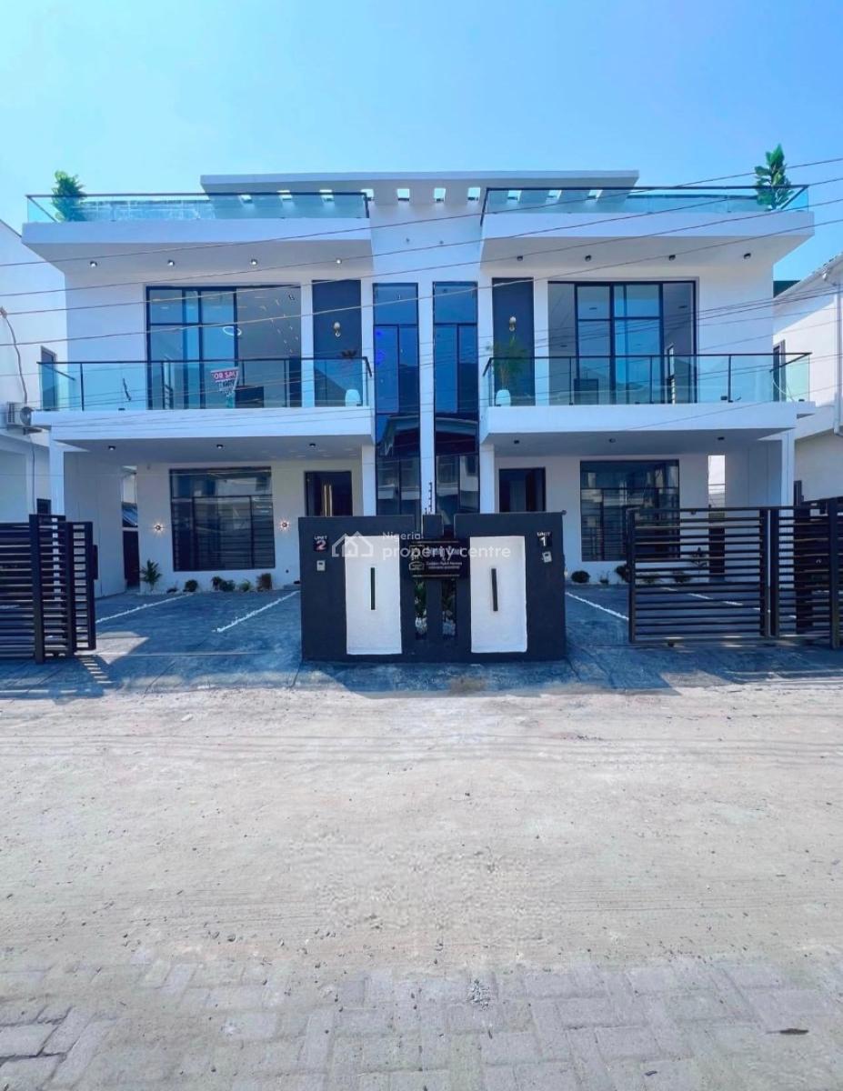 Luxury 4 Bedroom Semi-detached Duplex with Bq, Ikota, Lekki, Lagos, Semi-detached Duplex for Sale
