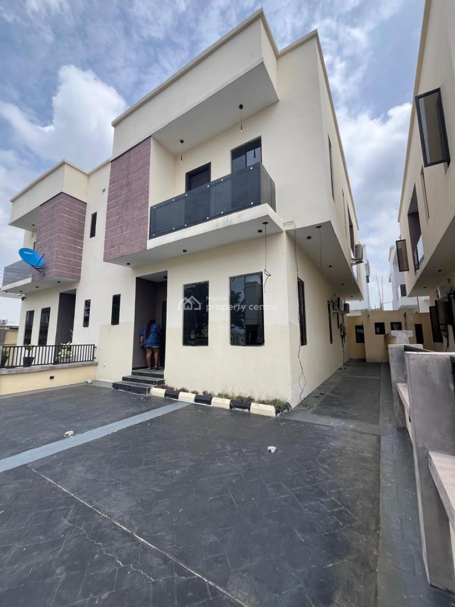 Self Compound 4 Bedroom Semi Detached Duplex, Sangotedo, Ajah, Lagos, Semi-detached Duplex for Sale