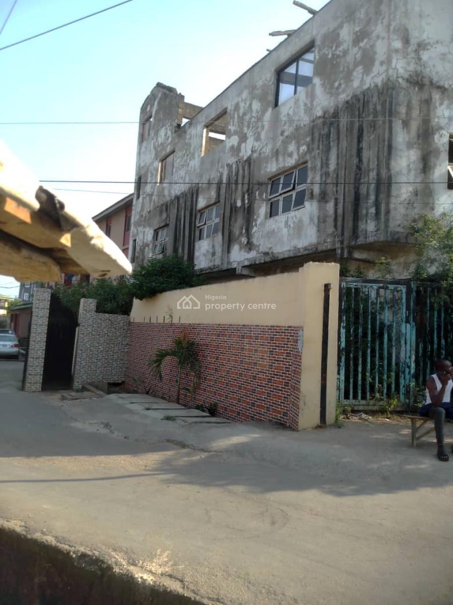 Vacant Possession 2 Storey Building, Okeira, Ogba, Ikeja, Lagos, Block of Flats for Sale