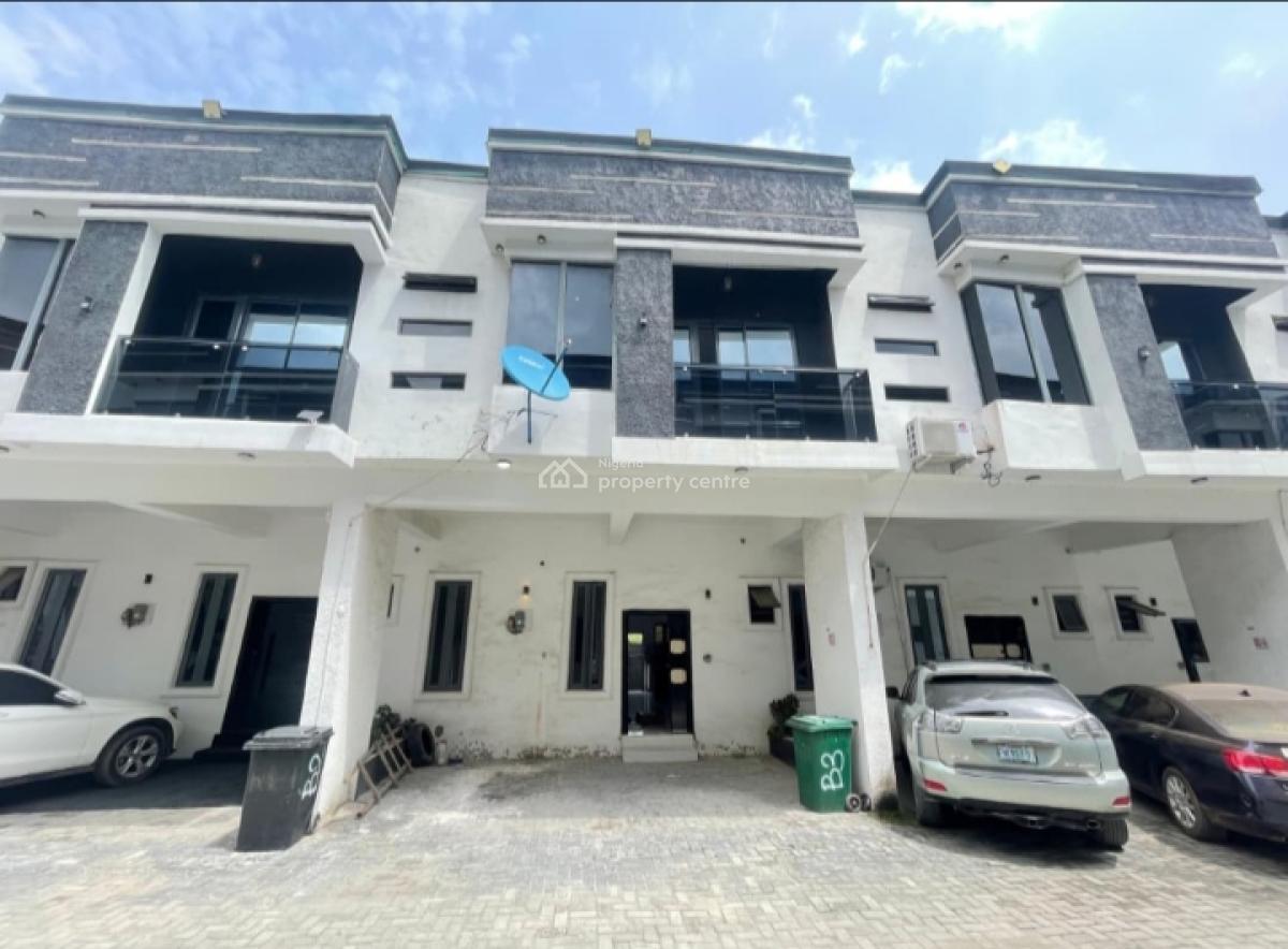 Nicely Finished & Serviced 4 Bedroom Terrace House at Lekki Palm City, at Lekki Palm City Estate, Ajah, Lagos., Ado, Ajah, Lagos, Terraced Duplex for Rent