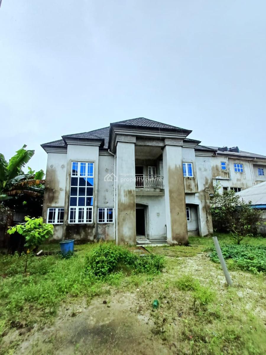 Newly Built 5 Bedroom Detached Duplex Wt Gatehouse, Off Airport Road, Rukpokwu, Port Harcourt, Rivers, Detached Duplex for Sale