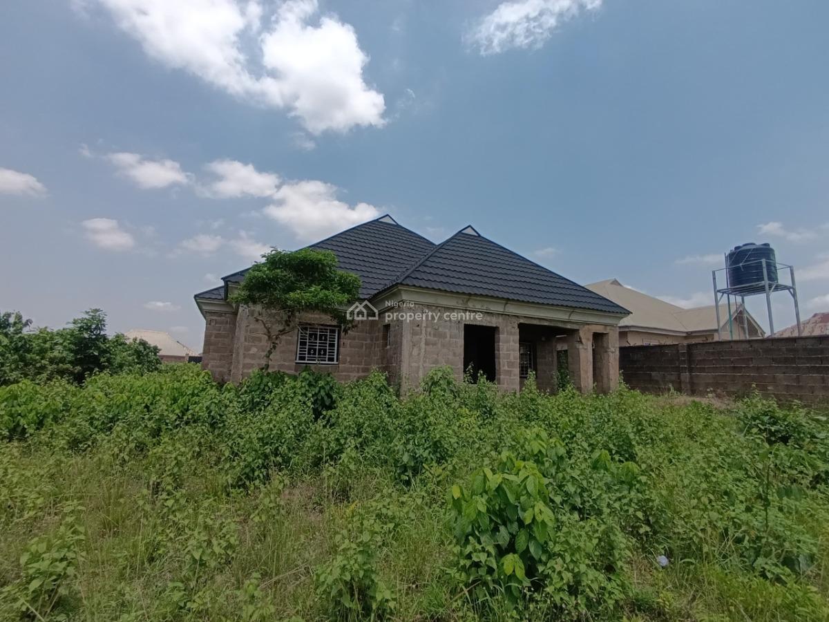 Uncompleted 4 Bedroom Bungalow on a Plot of Land, Idi Ape, Akobo, Ibadan, Oyo, Detached Bungalow for Sale
