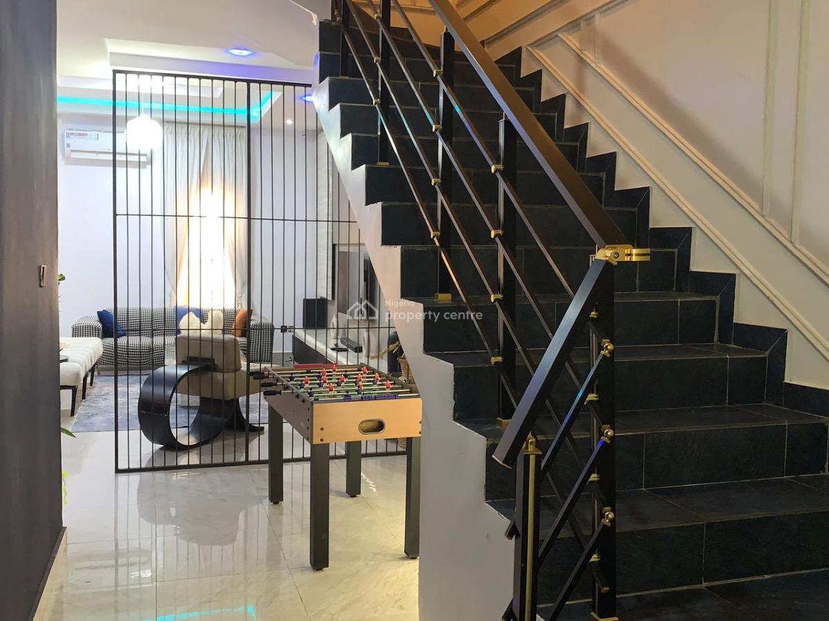 Modern Fully Furnished 4bedroom Semi Detached House with Bq, Bridge Gate Estate Agungi, Lekki, Lagos, Semi-detached Duplex for Rent