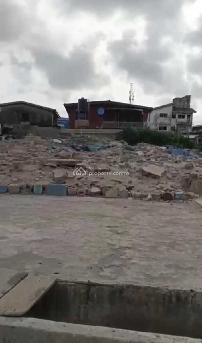 More Than Half a Plot of Land in a Very Calm Environment, Ikate Airways Surulere, Surulere, Lagos, Residential Land for Sale