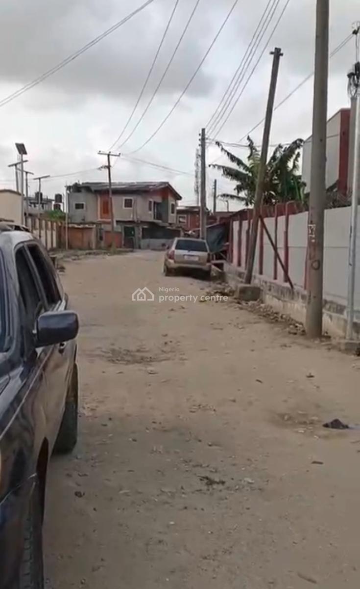 More Than Half a Plot of Land in a Very Calm Environment, Ikate Airways Surulere, Surulere, Lagos, Residential Land for Sale