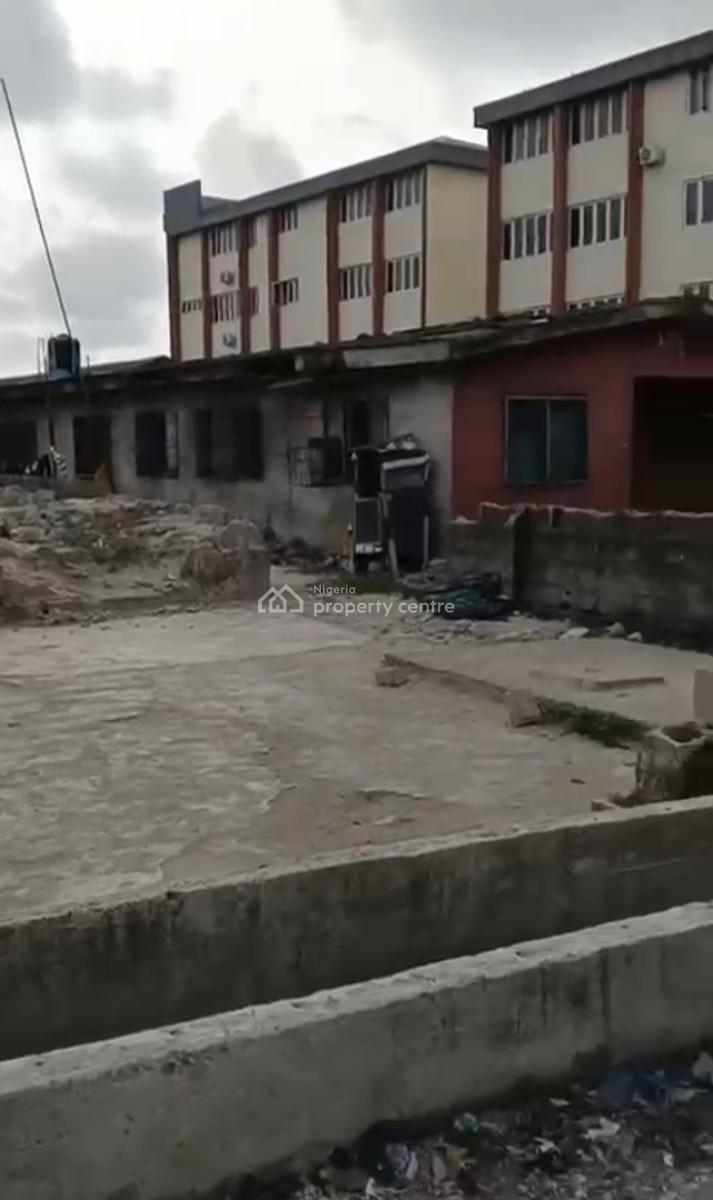 More Than Half a Plot of Land in a Very Calm Environment, Ikate Airways Surulere, Surulere, Lagos, Residential Land for Sale