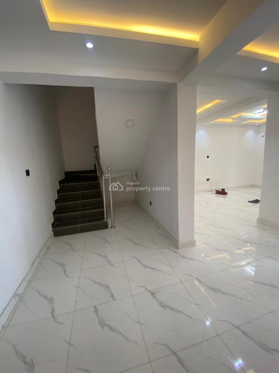 Very Sharp 4 Bedroom Semi Detatch Duplex Inside a Secured Estate in Ch, in a Secured Estate in Chevron, Lekki Phase 2, Lekki, Lagos, Semi-detached Duplex for Rent