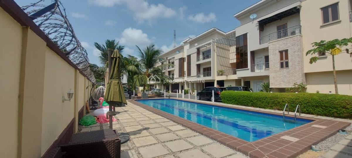 Luxury 4bedroom Terrace with Bq Pool Gym 24hours Light, Old Ikoyi, Ikoyi, Lagos, Terraced Duplex for Rent