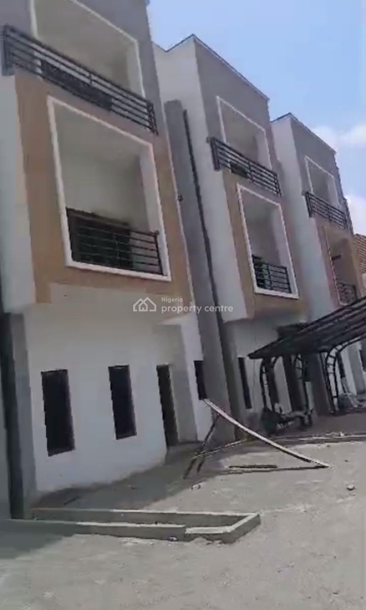 Newly Built 4 Bedroom  Terrace Duplex with Bq, Jabi, Abuja, Terraced Duplex for Sale