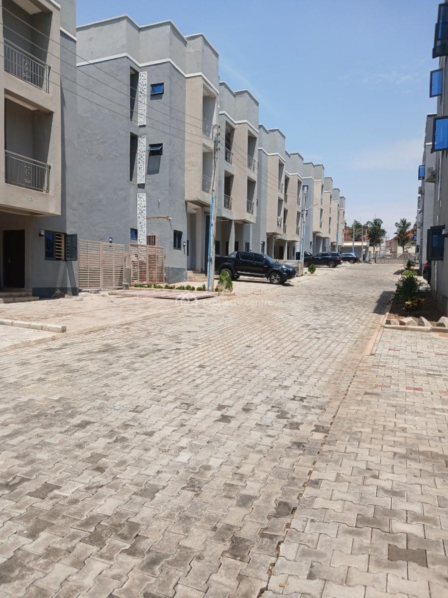 a Brand New 4-bedroom Terrace Duplex + 1bq, Idu-karmo, Abuja ( After Nizamiyel Hospital) Turkish Hospital., Idu Industrial, Abuja, Terraced Duplex for Rent