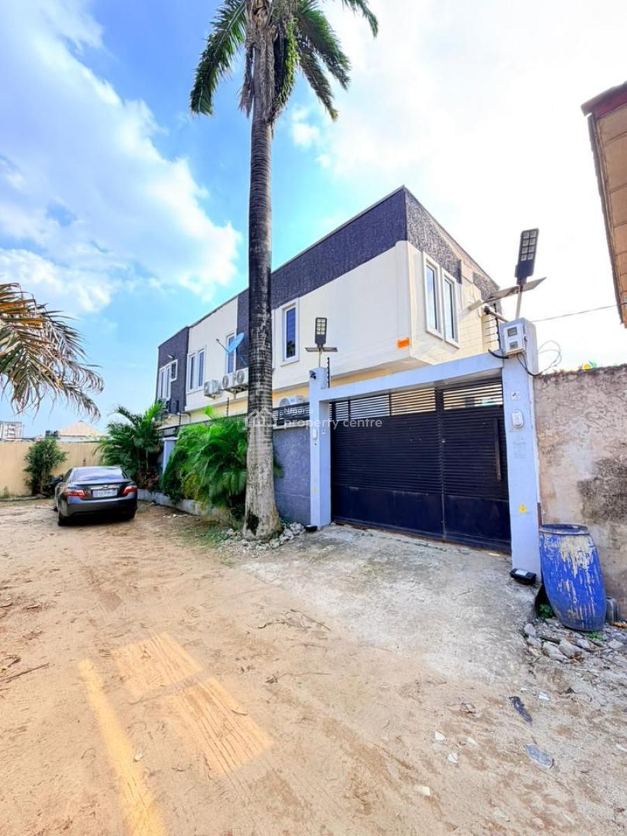 4 Bedroom Semi Duplex with B/q, in Estate Off College Road, Ogba, Ikeja, Lagos, Semi-detached Duplex for Sale