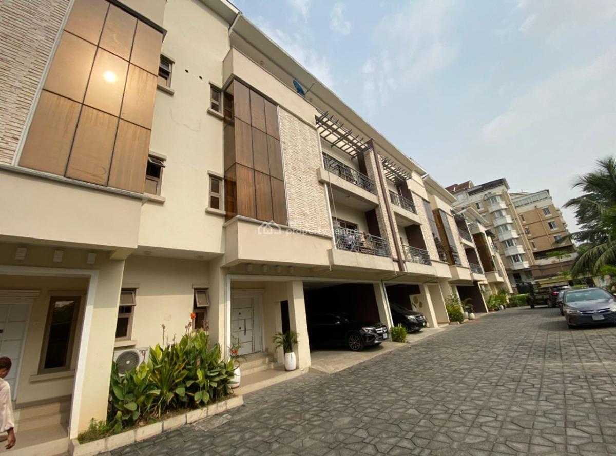Furnished 4-bedroom Terraced House in a Prime Location in Old Ikoyi, Old Ikoyi, Ikoyi, Lagos, Terraced Duplex for Rent