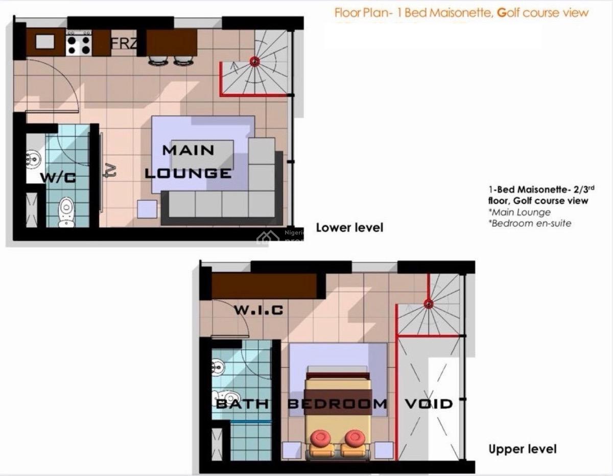 Luxury 1 Bedroom Apartment, Ikoyi, Ikoyi, Lagos, Flat / Apartment for Sale