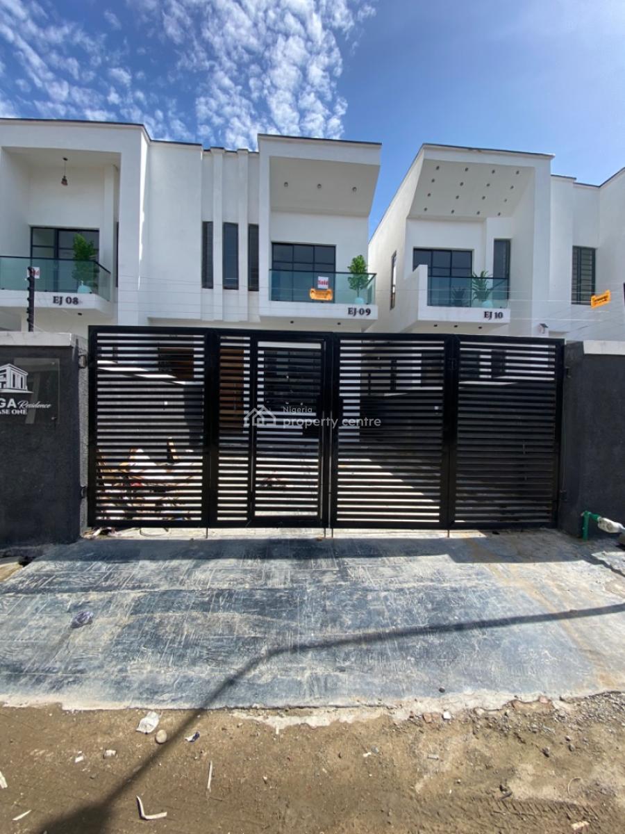 Bran New 4 Bedrooms Semi Detached Duplex with a Bq, Ikota, Lekki, Lagos, Semi-detached Duplex for Rent